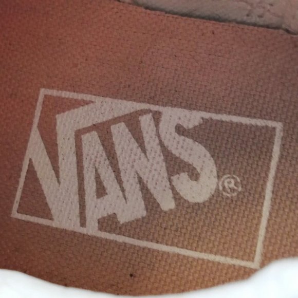 Vans Womens Sneaker Pink Faux Suede Lace Up Walking Shoe Round Toe Low Top 6 - Picture 8 of 10